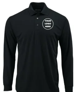 Custom Logo DriFit Long Sleeve Polo