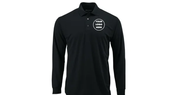 Custom Logo DriFit Long Sleeve Polo